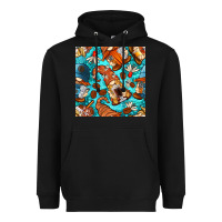 Black coffee and barista gnomes with glitter seamless pattern bbs Heavyweight Hoodie - BundleAndBundleShop