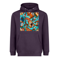 Coffee And Barista Gnomes With Glitter Seamless Pattern Bbs Heavyweight Hoodie | Teevron