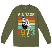 Army Green Vintage 1973 Orginial Parts Long Sleeve Tee - Bettercallsaul