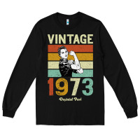 Black Vintage 1973 Orginial Parts Long Sleeve Tee - Bettercallsaul