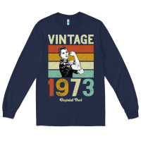 Navy Vintage 1973 Orginial Parts Long Sleeve Tee - Bettercallsaul