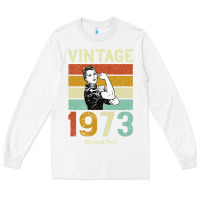 White Vintage 1973 Orginial Parts Long Sleeve Tee - Bettercallsaul