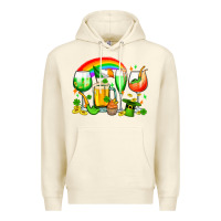 Sandshell wine glasses st. patricks Premium Hoodie - OliviaCreatesArt