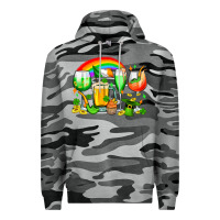Slate Camo wine glasses st. patricks Premium Hoodie - OliviaCreatesArt