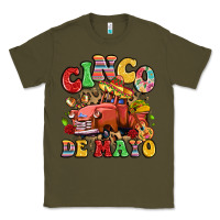 Army Green cinco de mayo truck Classic Tee - LillyAllenDesigns