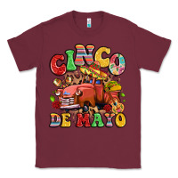 Burgundy cinco de mayo truck Classic Tee - LillyAllenDesigns