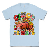 Dusty Blue cinco de mayo truck Classic Tee - LillyAllenDesigns