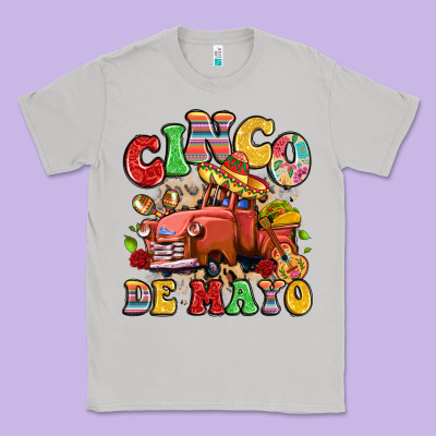 Cinco De Mayo Truck Classic Tee Designed By Lillyallendesigns