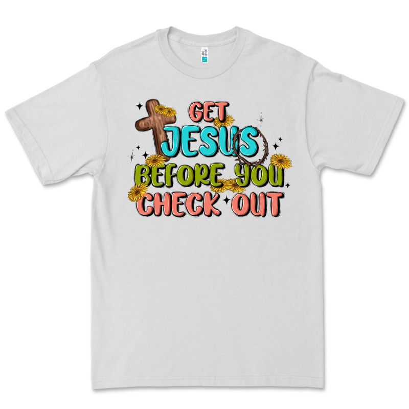 Get Jesus Before You Check Out Premium Tee by MaliasSmallBusiness | Teevron