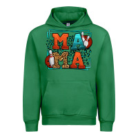 Emerald Bowling mama leopard frame Mother's Day Urban Hoodie - LillyAllenDesigns