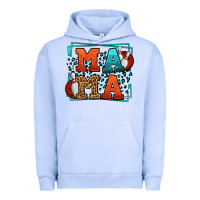 Pigment Grape Ice Bowling mama leopard frame Mother's Day Urban Hoodie - LillyAllenDesigns