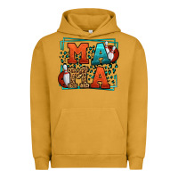 Pigment Peanut Butter Bowling mama leopard frame Mother's Day Urban Hoodie - LillyAllenDesigns
