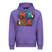 Tulip Bowling mama leopard frame Mother's Day Urban Hoodie - LillyAllenDesigns