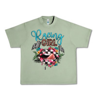 Oil Green racing girl Urban Heavy Tee - JahusDesignShop