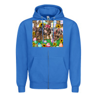 True Royal easter farm animals Happy Easter Day Zipper Hoodie - CowGirlArtShop