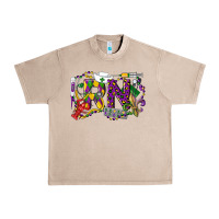 French Oak RN Registered Nurse Mardi Gras Urban Heavy Tee - LillyAllenDesigns