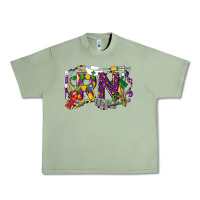 Oil Green RN Registered Nurse Mardi Gras Urban Heavy Tee - LillyAllenDesigns