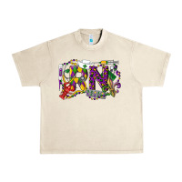 Sandshell RN Registered Nurse Mardi Gras Urban Heavy Tee - LillyAllenDesigns