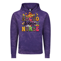 Cloud Purple nacho average nurse Vintage Hoodie - LillyAllenDesigns