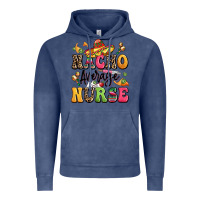 Vintage Denim nacho average nurse Vintage Hoodie - LillyAllenDesigns