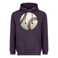 Plum baseball ball Heavyweight Hoodie - FaDigitalArtStudio