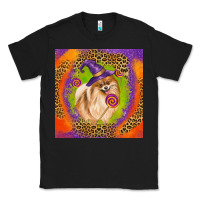 Black Halloween Pomeranian Dog Classic Tee - LillyAllenDesigns