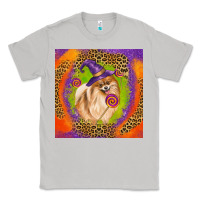 Moon Dust Halloween Pomeranian Dog Classic Tee - LillyAllenDesigns