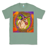 Sage Halloween Pomeranian Dog Classic Tee - LillyAllenDesigns