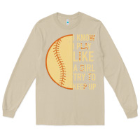 Mushroom I Know I Play Like A Girl Try To Keep Up Softball Long Sleeve Tee - Bettercallsaul