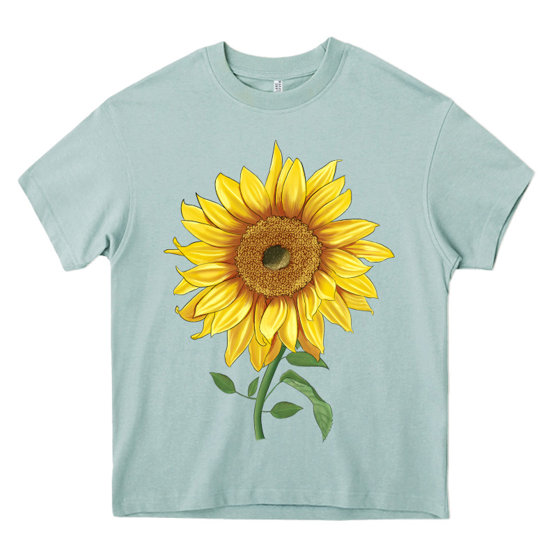 Bambino Sunflower Heavy Core Tee by LillyAllenDesigns | Teevron