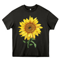 Asphalt bambino sunflower Heavy Core Tee - LillyAllenDesigns