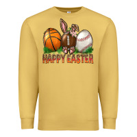 Antique Gold Happy Easter Sports Premium Sweatshirt - BundleAndBundleShop