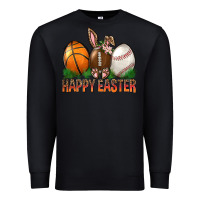 Black Happy Easter Sports Premium Sweatshirt - BundleAndBundleShop