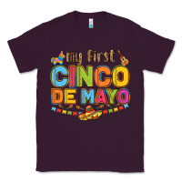 Plum my first cinco de mayo Classic Tee - LillyAllenDesigns