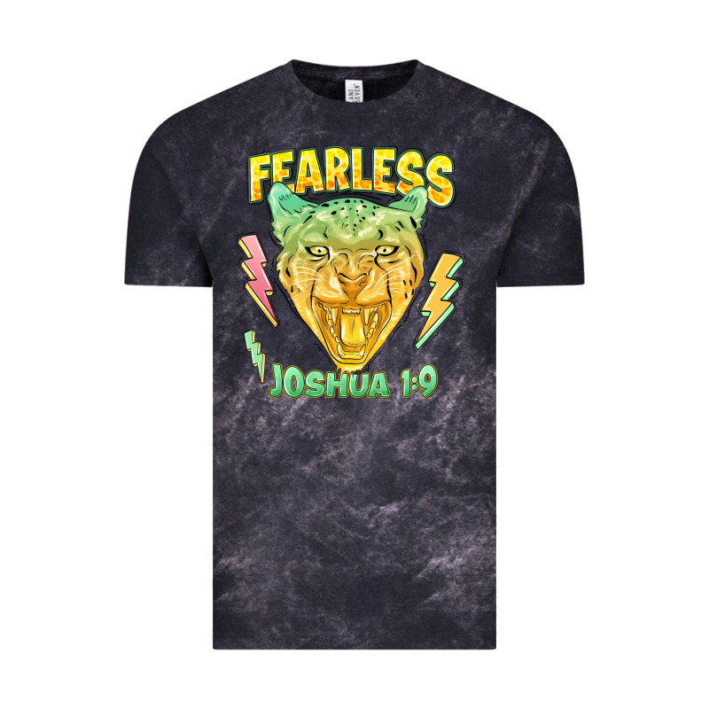 Fearless Joshua 1 9 Cheetah Vintage Tee by LillyAllenDesigns | Teevron