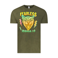 Vintage Olive fearless joshua 1 9 cheetah Vintage Tee - LillyAllenDesigns