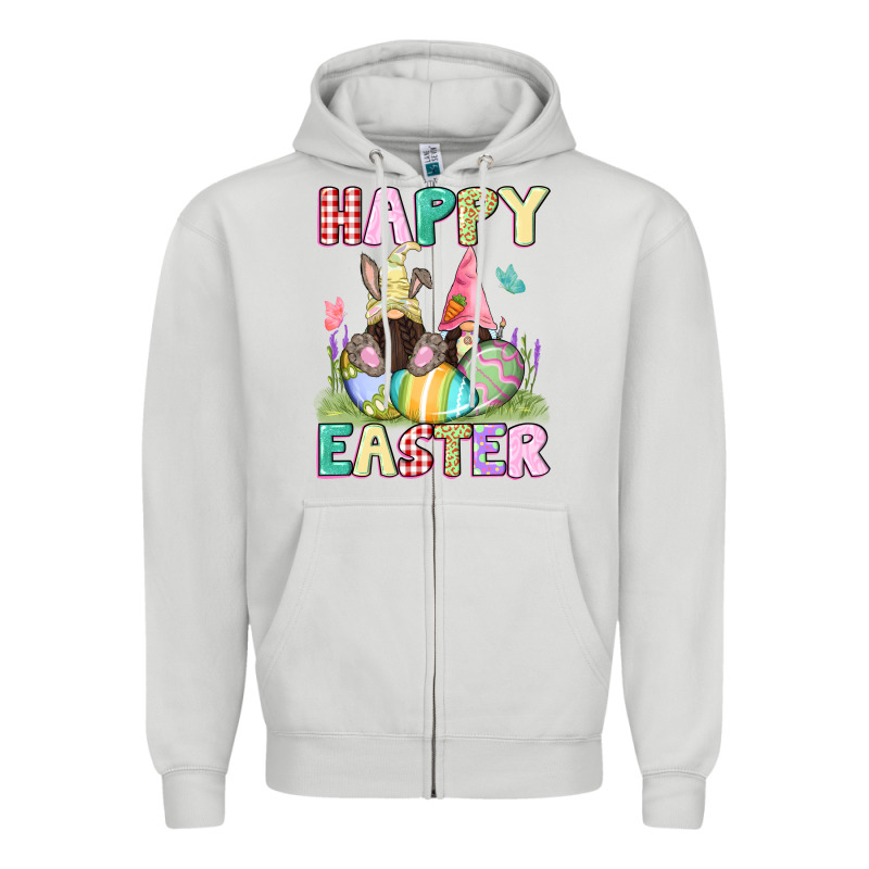Happy Easter Gnomies Easter Day Zipper Hoodie by CowGirlArtShop | Teevron