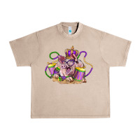 French Oak Mardi Gras pig Urban Heavy Tee - LillyAllenDesigns