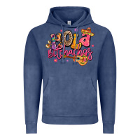 Vintage Denim hola bitchachos mexico cinco de mayo Vintage Hoodie - LillyAllenDesigns