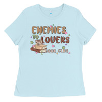 Baby Blue enemies to lovers book club Ladies Tee - MaliasSmallBusiness
