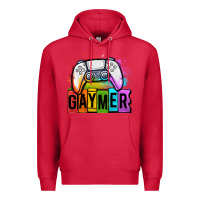 Cardinal gaymer lgbtq gaming Premium Hoodie - OliviaCreatesArt
