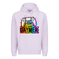 Lilac gaymer lgbtq gaming Premium Hoodie - OliviaCreatesArt