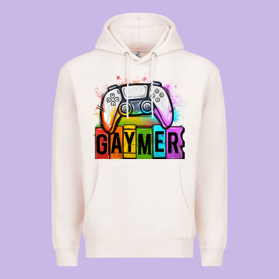 Gaymer Lgbtq Gaming Premium Hoodie Designed By Oliviacreatesart