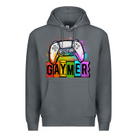 Rock gaymer lgbtq gaming Premium Hoodie - OliviaCreatesArt