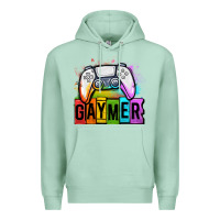 Seafoam gaymer lgbtq gaming Premium Hoodie - OliviaCreatesArt
