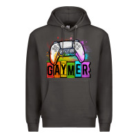 Smoke gaymer lgbtq gaming Premium Hoodie - OliviaCreatesArt