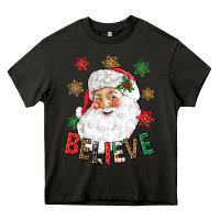 Asphalt Believe Christmas Heavy Core Tee - NancyCooperArtShop