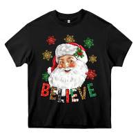 Black Believe Christmas Heavy Core Tee - NancyCooperArtShop