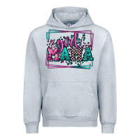 Heather Grey leopard camo girl mama Mother's Day Urban Hoodie - LillyAllenDesigns
