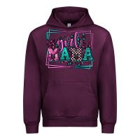 Mauve Wine leopard camo girl mama Mother's Day Urban Hoodie - LillyAllenDesigns